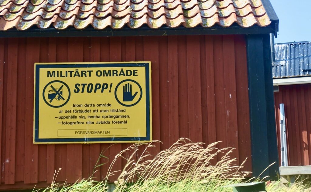 Här ute i havsbandet vid Söderarm, Ålands hav, hade militären kvar sin verksamhet till 2004.