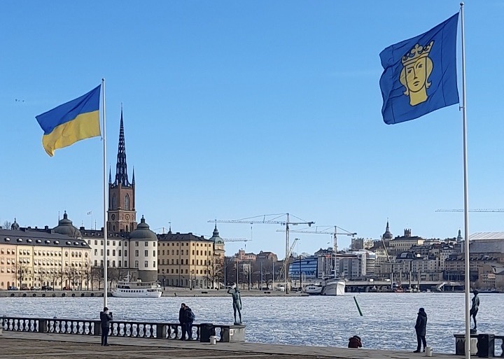 S.T Erik är också en symbol för Stockholm och stadens skyddshelgon. 