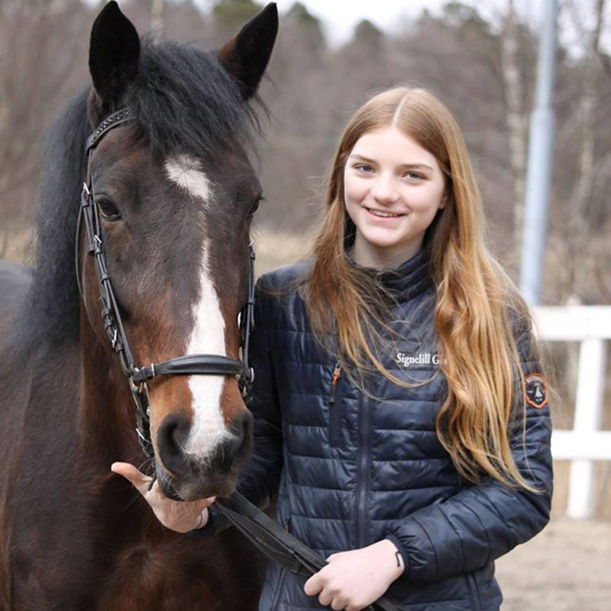 Djurgårdens Ridskola Per & Sian Stipendiet 2017 Signelill Glans