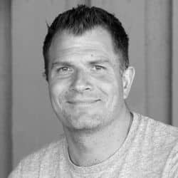 a man in a grey shirt
