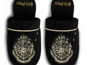 Hogwarts Crests Harry Potter Sort og Guld Sutsko Kvinder (38-41)