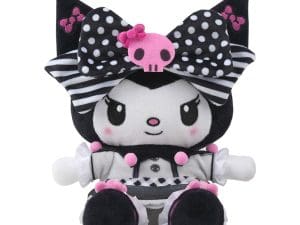 Hello Kitty bamse Sanrio Pink Black Party Kuromi (17 cm)