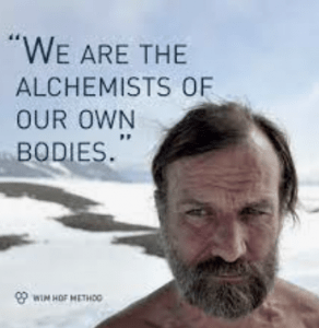 Wim Hof Fundamentals Ademhaling en ijsbad workshop 28 We are the alchemists of our own bodies - wim hof quote