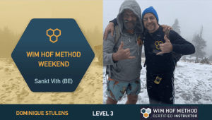 WHM  Weekend België -  Dominique Stulens - Level 3 Wim Hof Method Certified Instructor