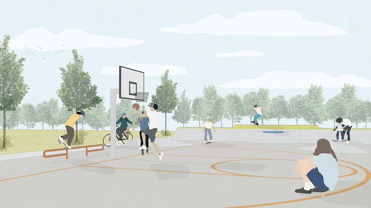 Doms Architect-SvPetar skatepark-illustration