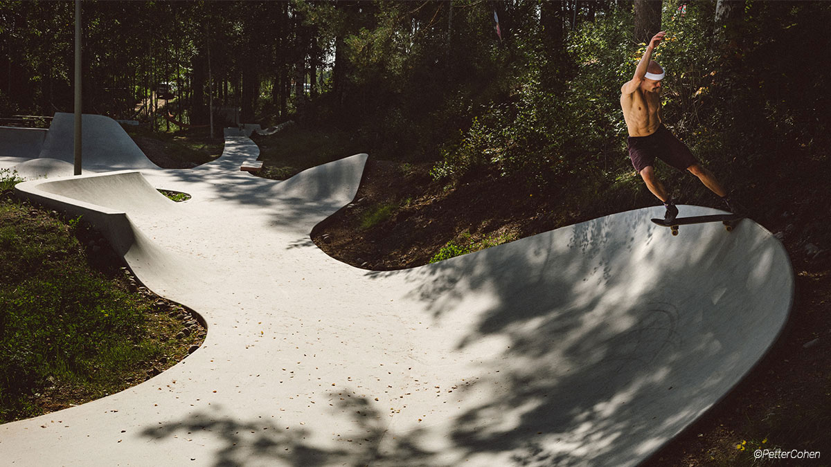 Svärdsjö Skatepark, Doms Architect. Photographer Petter Cohen