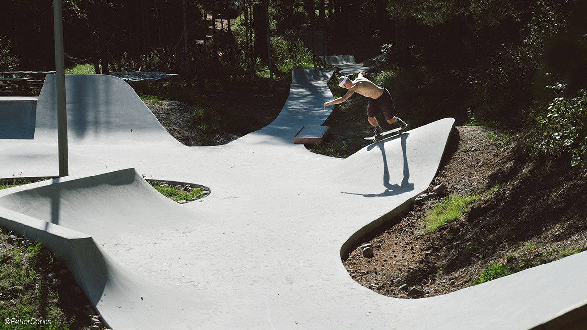 Svärdsjö Skatepark, Doms Architect. Photographer Petter Cohen