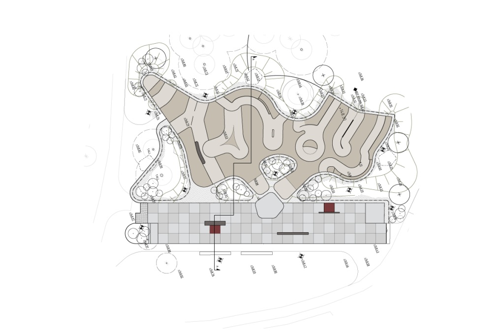 Fristad Skatepark plan Doms Architect