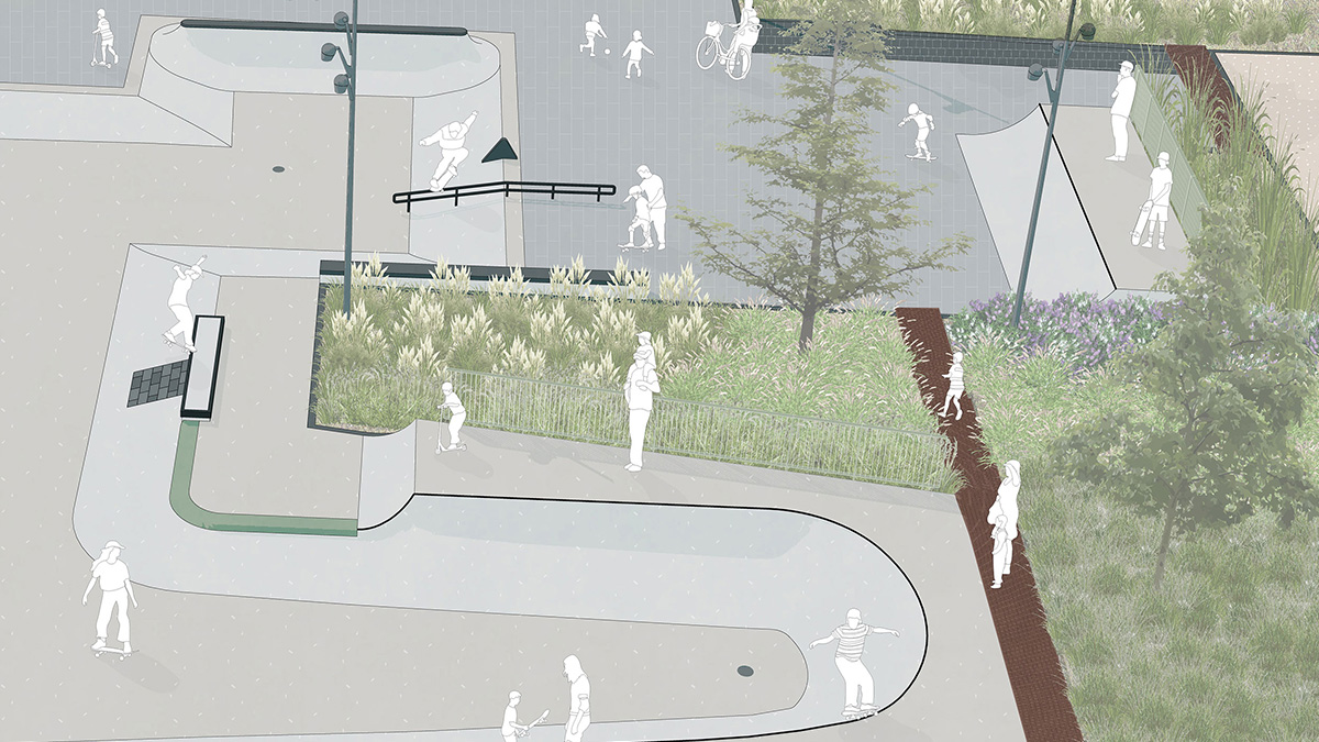 Simrishamn Skatepark Doms Architect