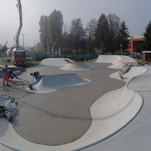 Novska skatepark finished news Doms Architect