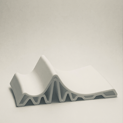 Triglav bench concept for 3D printet concrete sculpture -news