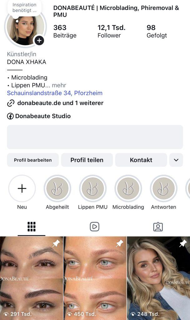 DONABEAUTÉ INSTAGRAM