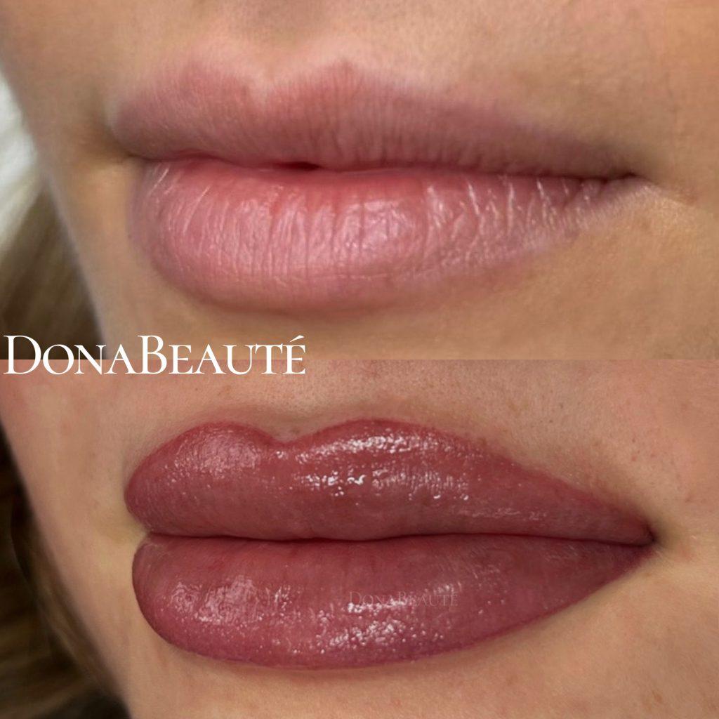 Natürliches Lippen Permanent Make-up