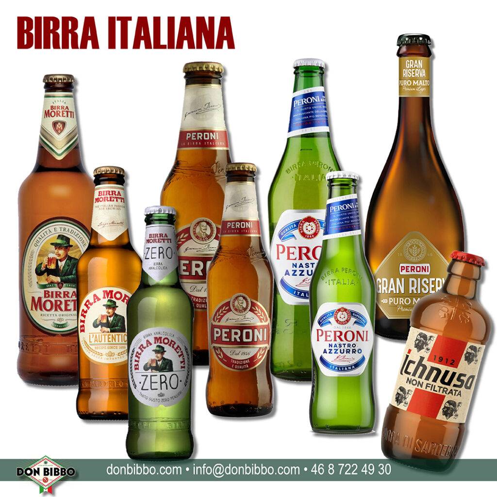 Italiensk öl i flaska