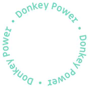 donkey power logo i ring