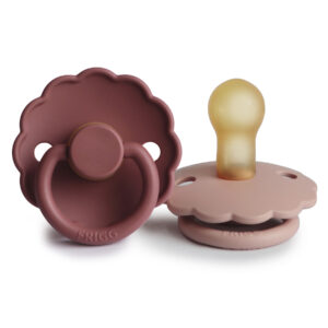 Frigg Daisy Latex Fopspeen 6+M I Baby Blush - Woodchuck - Afbeelding 1