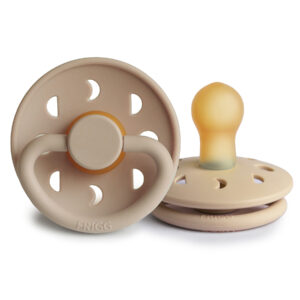 Frigg Moon Latex Fopspeen 0-6M I Croissant - Afbeelding 1