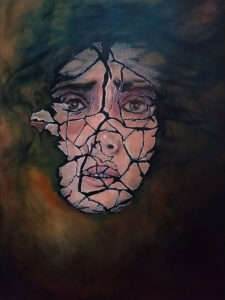 Fragmented Mind acrylic 60 x 70 cm 4.000 sek