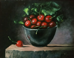 Cherry Acrylic by M Hiort af Ornäs