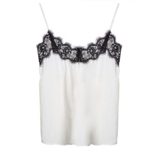 Camisole Wit Zwart Lace