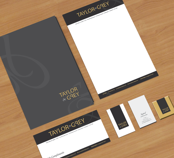 Stationery for Taylor & Grey - Interior Design Company