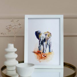 Baby Elephant Painting