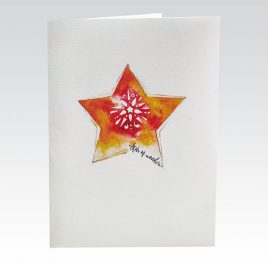 Star of Wonder Christmas Card by DSB Designed