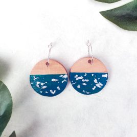 Azure earrings by DSB Designed
