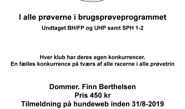 Klubmesterskab for brugshunde