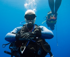 Buddy Michael & flying dive guide