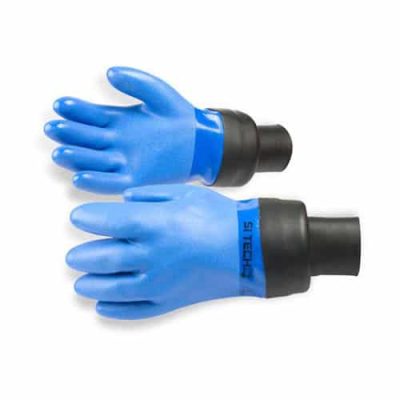 Blue PVC Glove - Bottleneck