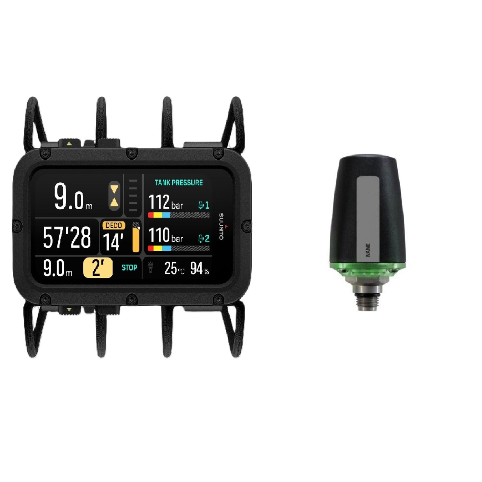 Suunto NAUTIC Bungee+Tank Pod