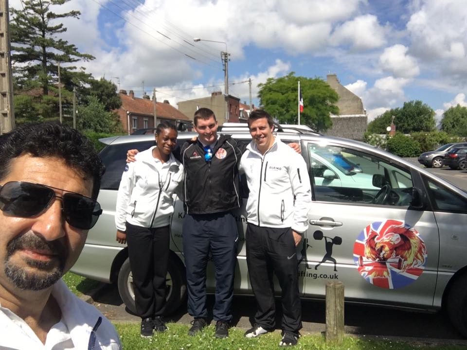team and car