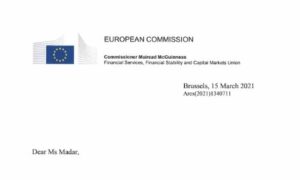 Read more about the article Reply from Commissioner McGuinness