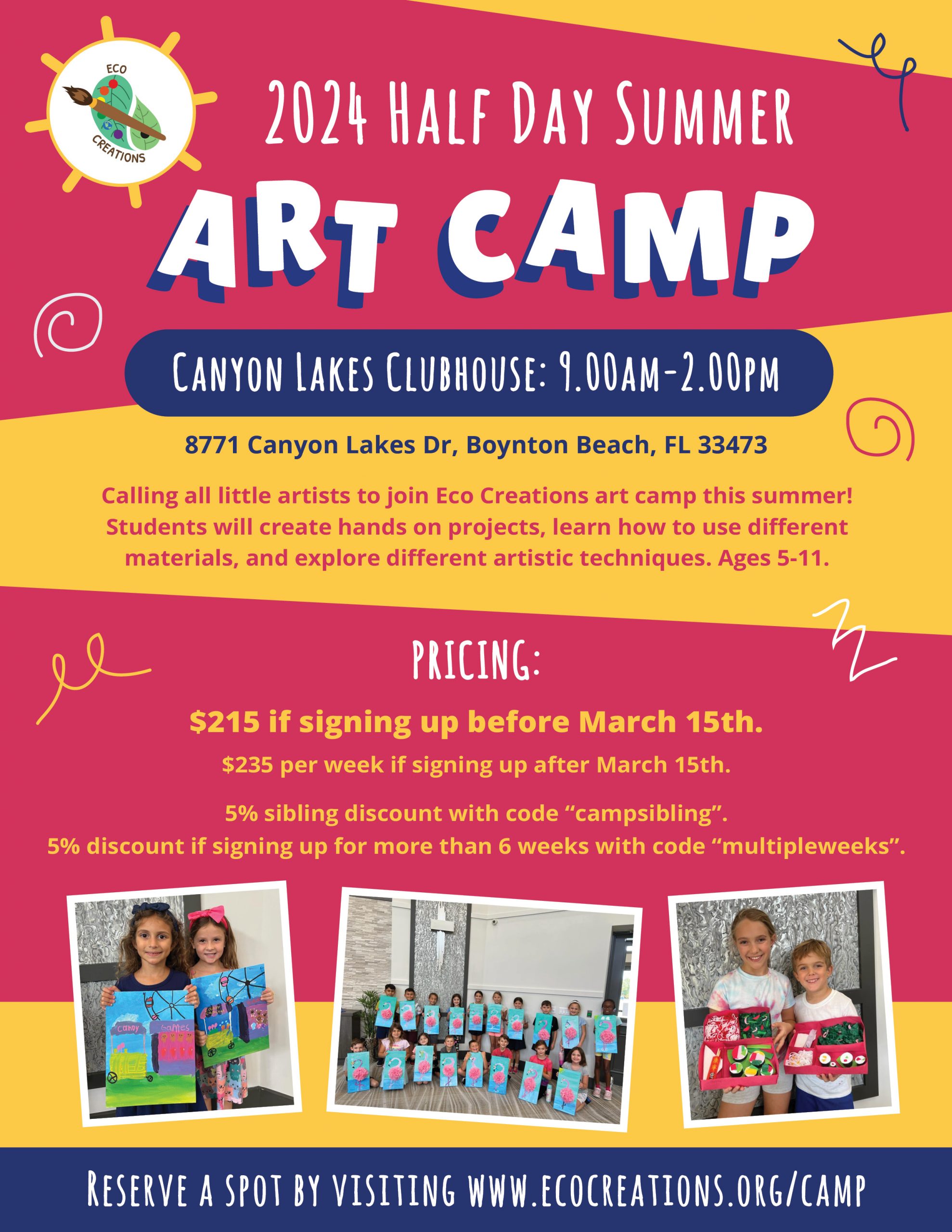 Camp 2024 (Boynton & Boca Raton) Ecocreations