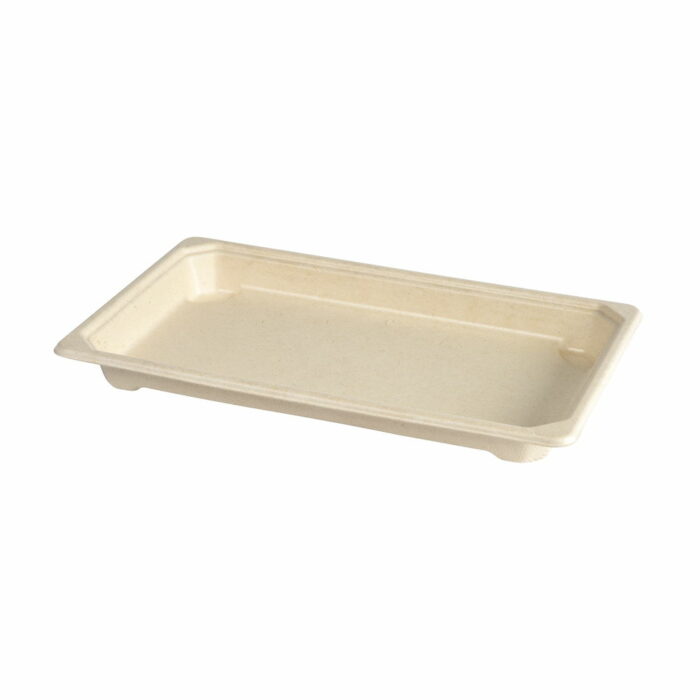 Sushibrett 390 ml brun bagasse