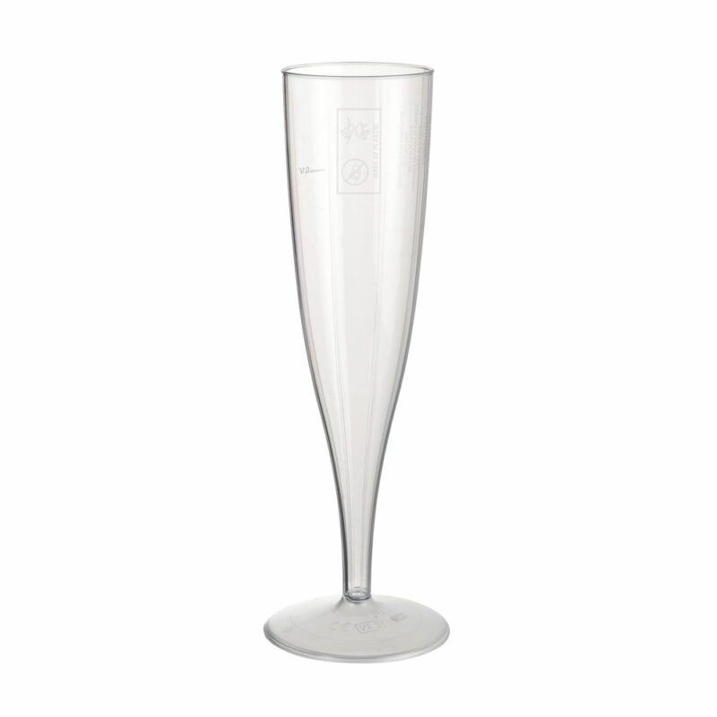 Champagneglass plast engangs