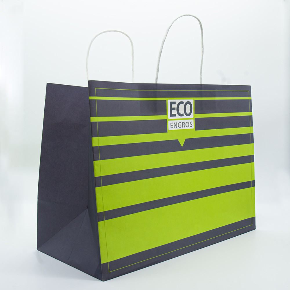 Papirposer med logo og trykk - Ecoengros AS