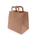 Papirpose 13 liter brun