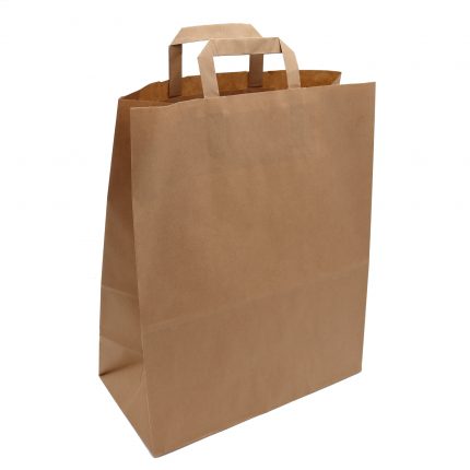 Papirpose 30 liter brun