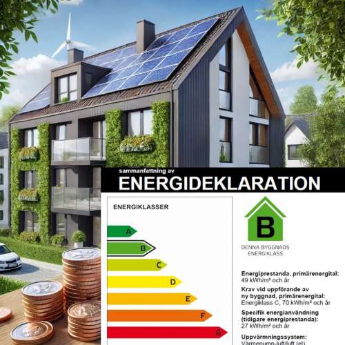 Grönt Bolån Energiklass A B EcoTech Solenregi ränterabatt