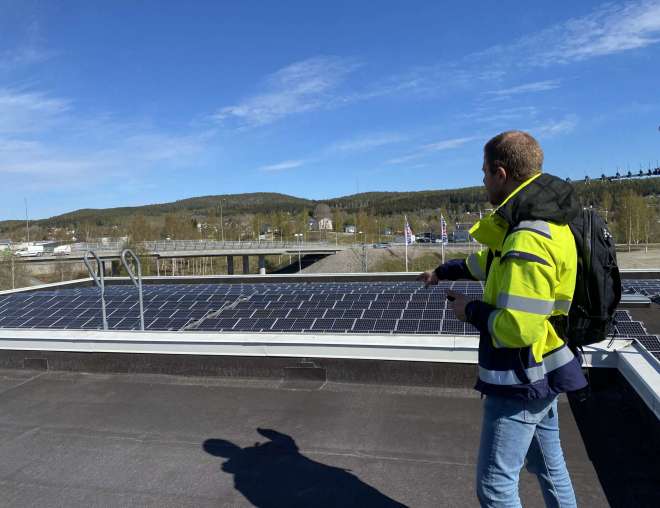 inventering av fastigheter för solcellsinstallation