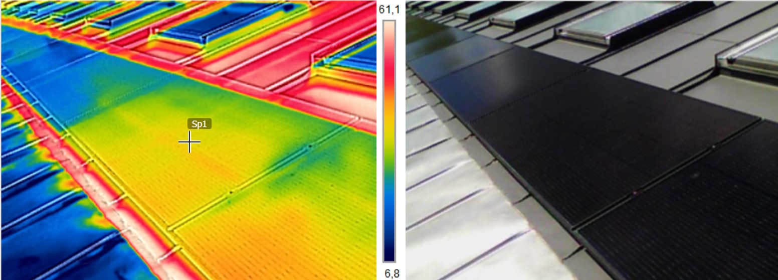 Termografering av solceller 2 EcoTech Solenergi upptäck problem