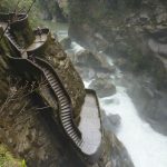 El Pailon del Diablo waterval in Baños Ecuador
