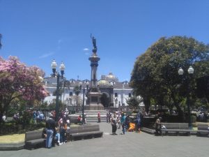Plaza de independencia in Quito Ecuador reizen
