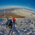 Afdaling Chimborazo Vulkaan