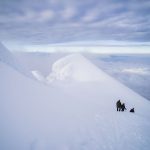 Afdaling van de Cotopaxi vulkaan in Ecuador