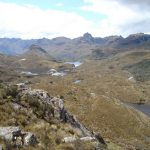Uitzicht over Cajas natuurreservaat Cuenca