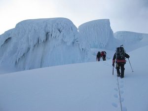 Beklimmen van de Cayambe Vulkaan