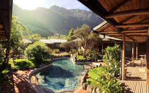 Papallacta Lodge with view in Ecuador